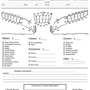 #J650 Dental Exam Forms