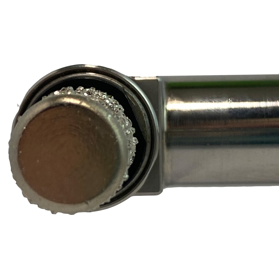 #J240 Nickel Braised Apple Core Burr Small - Image 3