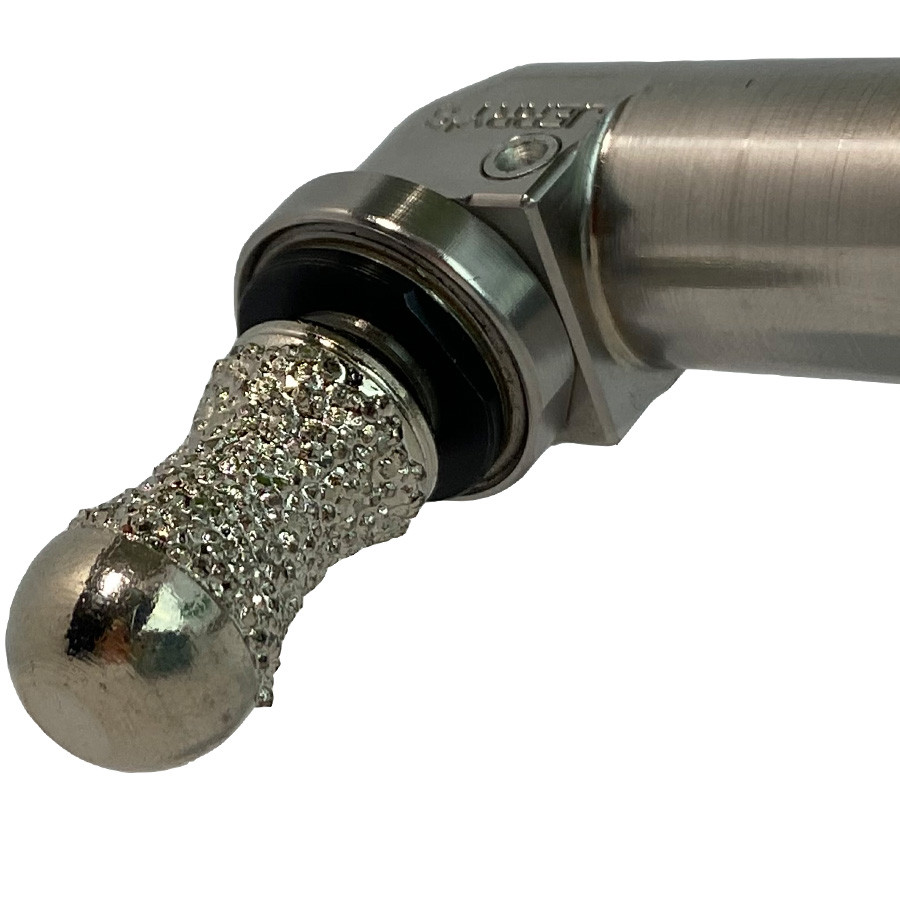 #J240 Nickel Braised Apple Core Burr Small - Image 6