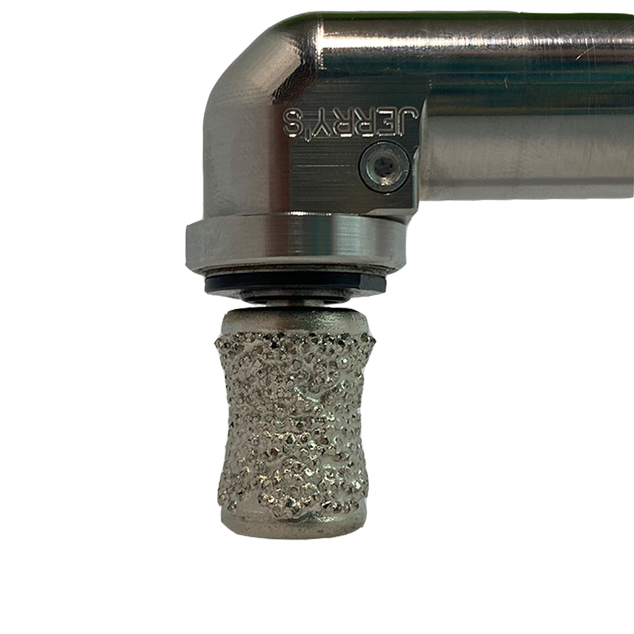 #J240 Nickel Braised Apple Core Burr Small