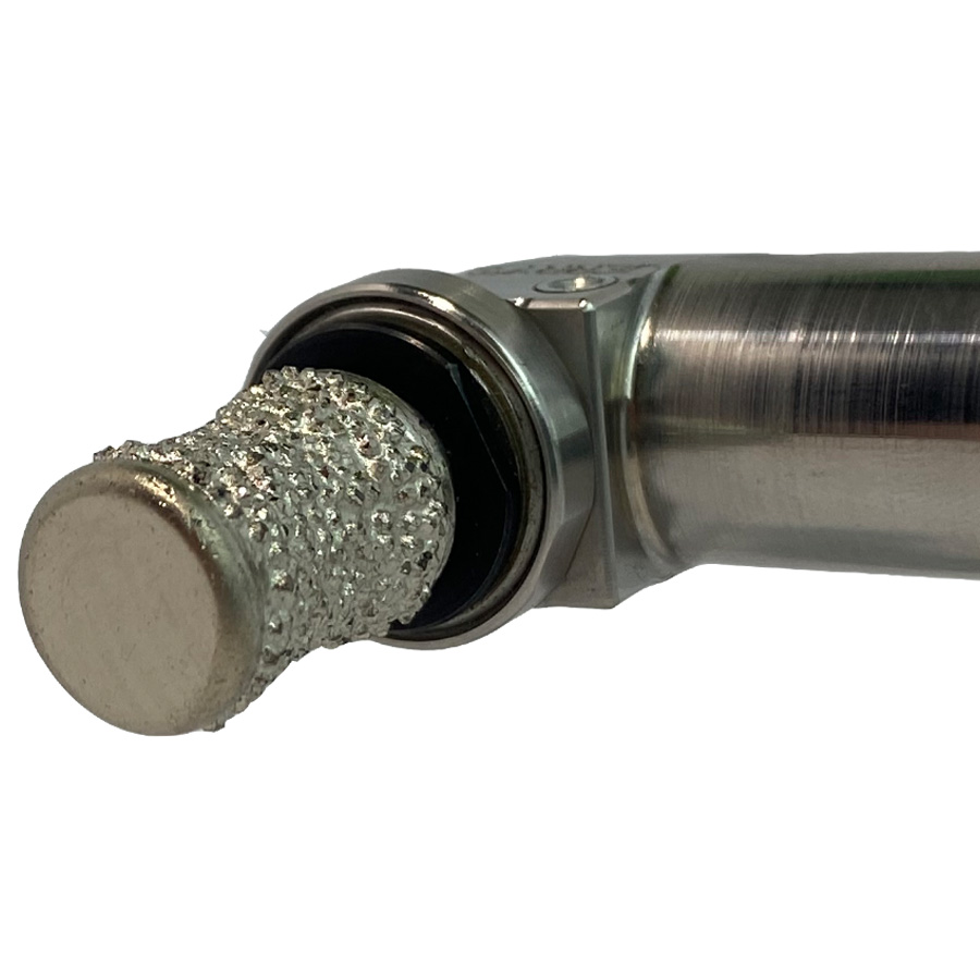 #J240 Nickel Braised Apple Core Burr Small - Image 2