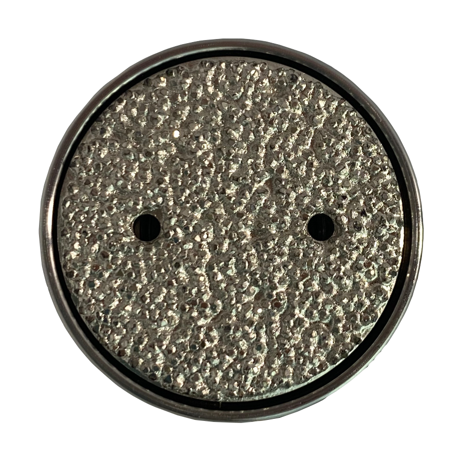 #J225 Nickel Braised 1.25″ disk with holes and disk wrench.