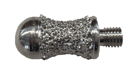 #J240 Nickel Braised Apple Core Burr Small - Image 8